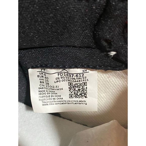 Jordan 1 Retro High OG Chicago Lost and Found GS 7Y Men size 7 FD1437-612 New DS - Picture 5 of 9